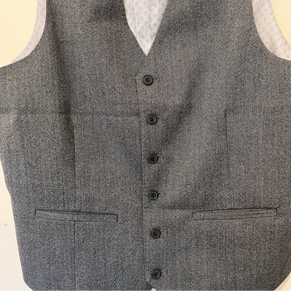 Attitude Slim Fit Wool Blazer Vest - Picture 3 of 6